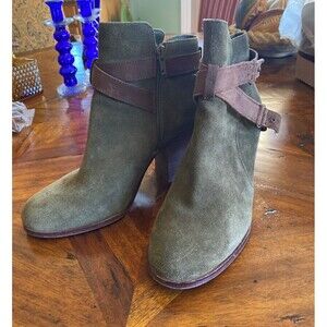 Gianni Bini Women's  Brown green Suede Boots - Size 8